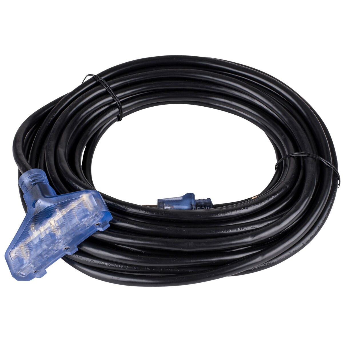 Milspec 50 ft. 12/3 ProGlo TripleTap Heavy Duty Extension Cord with CGM